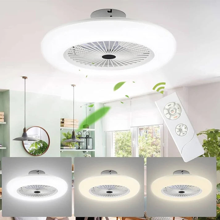 FOCO LED Y VENTILADOR DE TECHO
