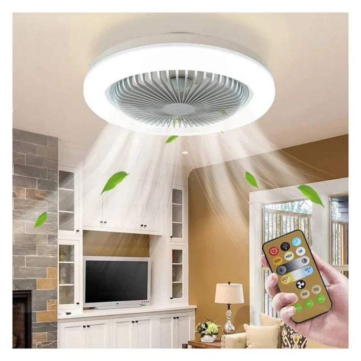 FOCO LED Y VENTILADOR DE TECHO