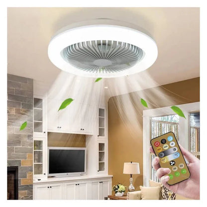 FOCO LED Y VENTILADOR DE TECHO